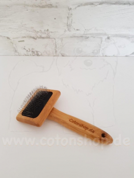 Cotonshop Bambus Slicker Brush S - weiches Kissen 1,1 - Abverkauf