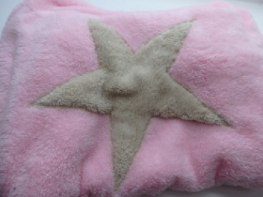 Hundedecke Welpendecke Plaid Pooch rosa-creme - S