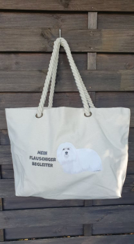 Cotonshop Shoppingtasche Champ " mein flauschiger Begleiter" - die Große
