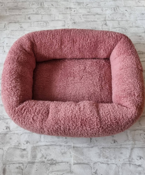 Wellnessbett Teddyfleece altrosa  65x50