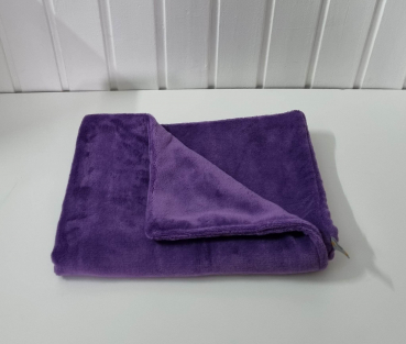 Wellnessdecke lila 50x70