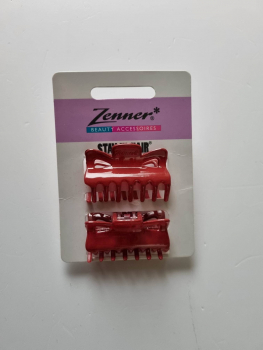 Zenner Haarklammern Stay in Hair 2 Stck bordeaux - ca 4cm breit