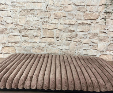 Wellnessdecke Antirutsch gefüttert Luxuscord ca. 70x100