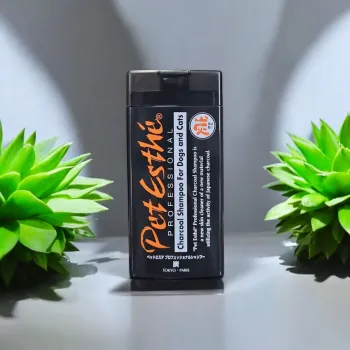 Pet Esthé Professional Charcoal Shampoo 200ml  abgefüllt | exklusives Holzkohle Shampoo für Hunde und Katzen