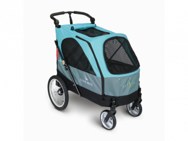 PETSTRO HUNDEBUGGY SILVERWING GRÖSSE XL BIS 55 KG - TÜRKIS