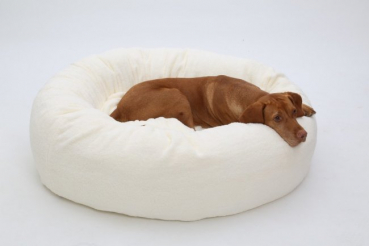 Hundekissen Donut Kuschelnest LOOP creme M