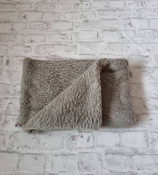 Wellnessdecke Teddyfleece hellgrün 100x70