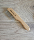 Cotonshop Buchenholz Kamm mit rotierenden Zinken 21medium